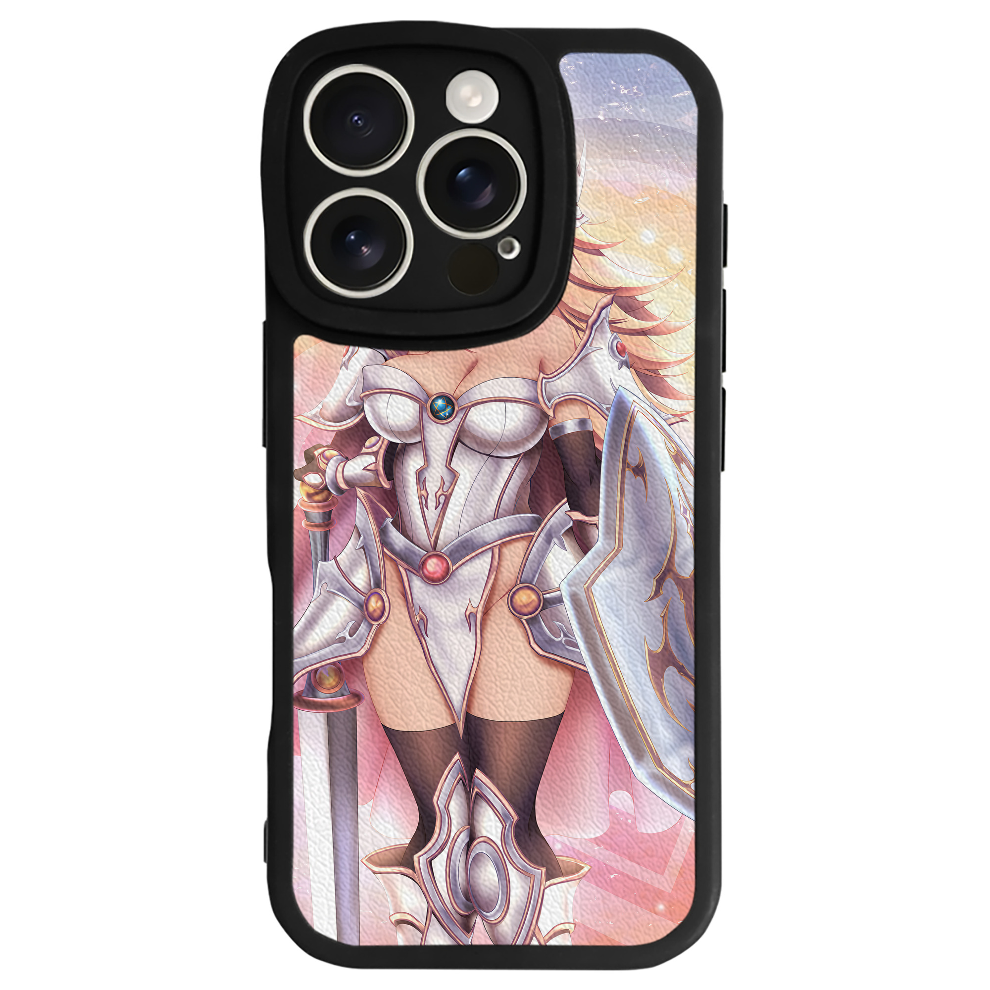 （画像用） 遊☆戯☆王 Yu-Gi-Oh! 【iPhone 16シリーズ対応】シリコンスマホケース（レザー調） 材質：シリコン